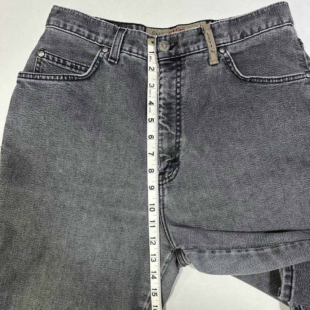 VTG Levi’s 573 Jeans 900 Series Sz14 Silver Tab High Rise Grey Mom Jeans 80s 90s - Picture 14 of 16